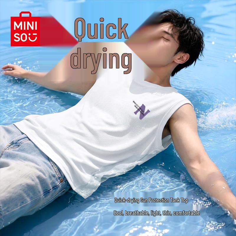MINISO Men s Quick-Dry Sleeveless Tank Top XL