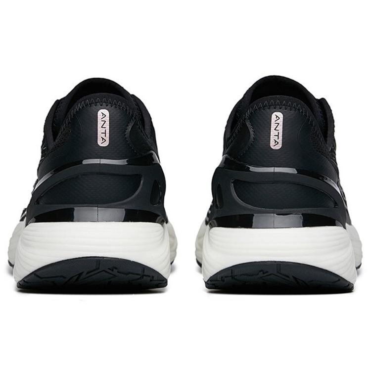 New Anta Tron 2.0 Cushioning Anti Slip And Wear Resistant Low Top Running Shoes Women's Black White 122215586-1