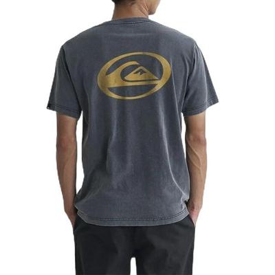 Quiksilver VINTAGE LOOK Saturn Logo Short Sleeve Regular Fit T-Shirt QST241012 YEL M