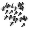 10Pcs Car Body Bolts U-nut Clips M6 Screws Engine Cover Undertray Splash Shield Guard Bumper Fender Liner Retainer Fastener Rivet Car Accessories