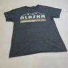 Alaska the Last Frontier Travel T-Shirt Mens M Heather Gray Unisex T-Shirt