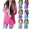 Women's Printed Long Sleeved Front Cardigan Printed Top Lightweight Jacket