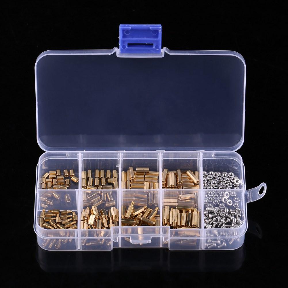 M2 Šestihranný sloupek Šroubovací matice Distanční sada samec samice (Sada C)