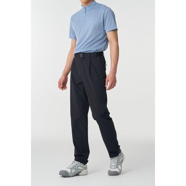 Kolon Sports Men One Tuck Regular Fit Pants Black Jwpnm25251blk
