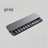 1Pc Temporary Parking Sign, Moving Car Number Plate, New Hidden Phone Number Ornament, Car Number Plate