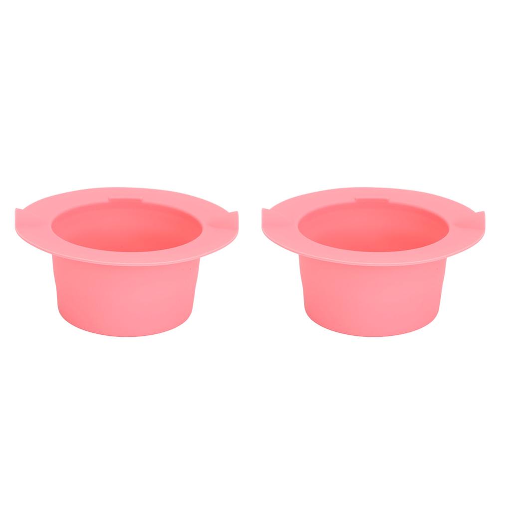 2pcs Silicone Wax Warmer Liner Bowl Professional Home Salon Safe Wax Warmer Replacement Pot 400ML