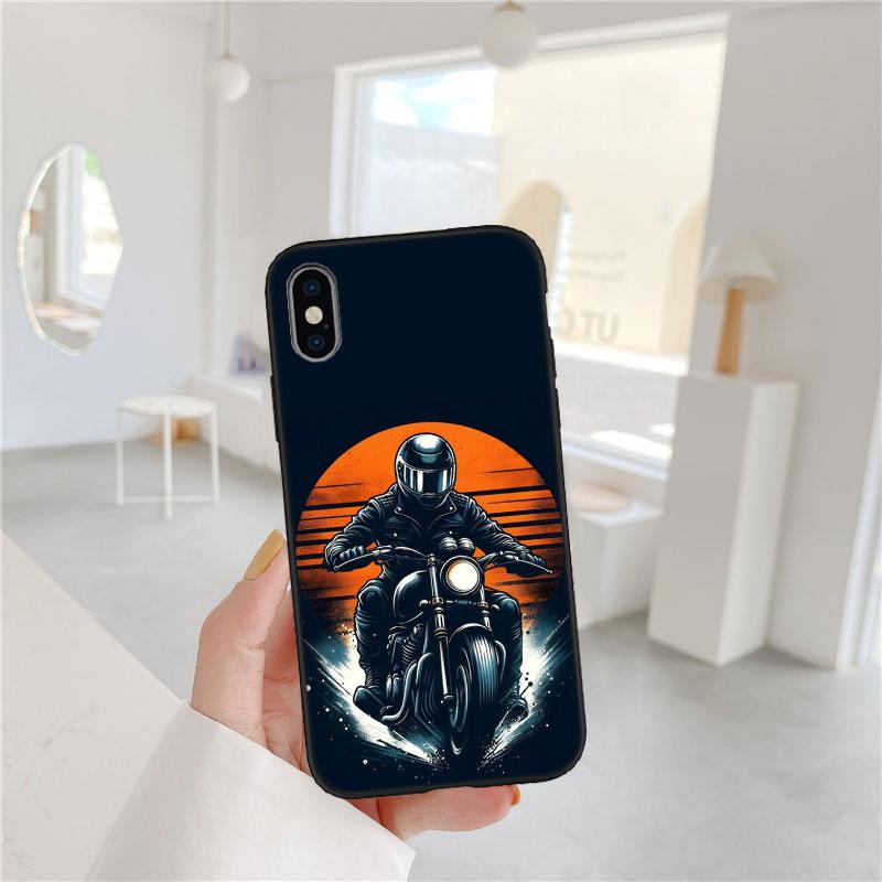 PP44 Motorcycle Racing Soft Shell Phone Case for Redmi Note 10 11 12 Pro Max 10S 10C 10T 11A 11S 12S 12C
