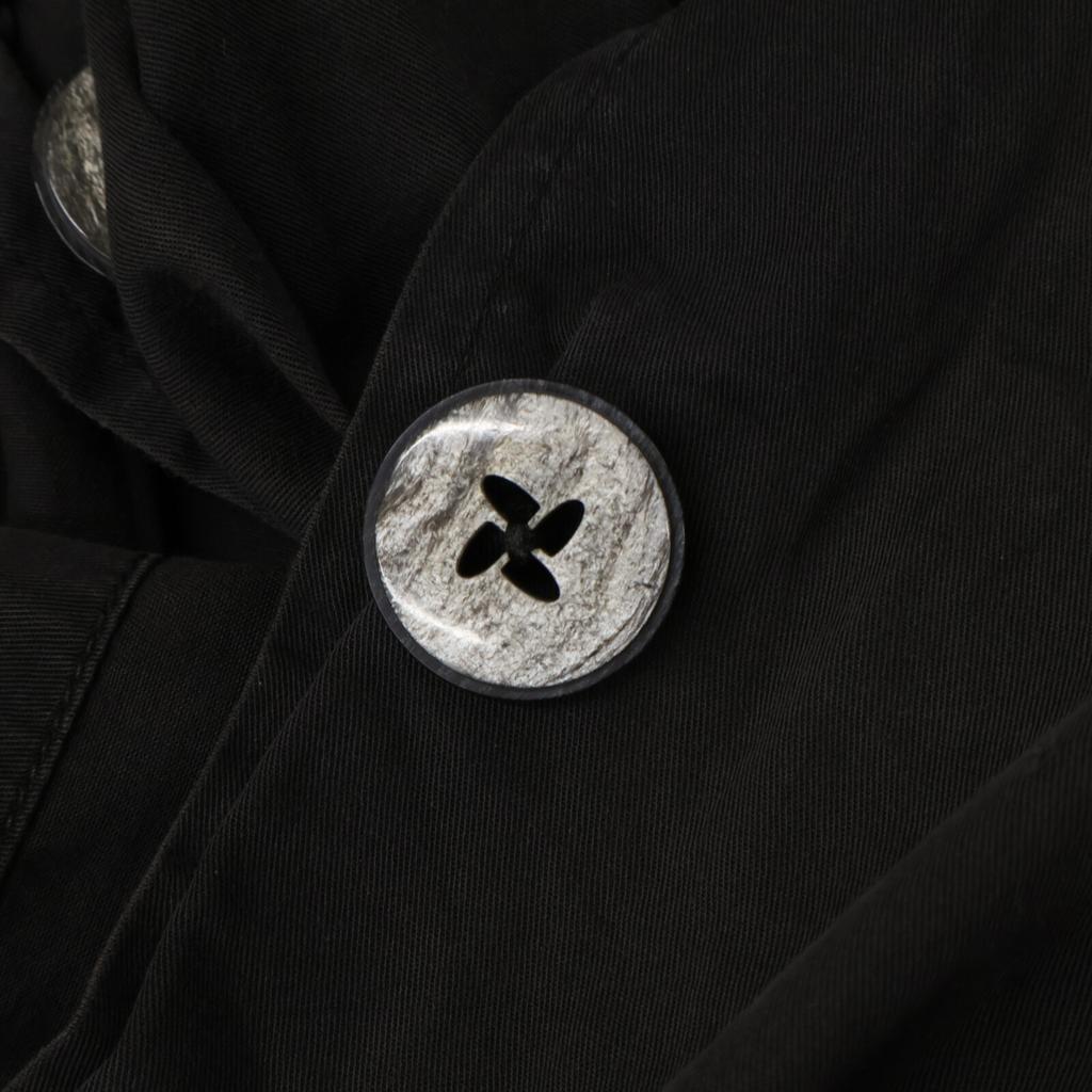 Yves Saint-Laurent 80s French front button skirt 46 blackUsed