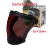 High-Definition Transparent Anti-Droplet Dustproof Protective Face Shield Goggles for Cycling
