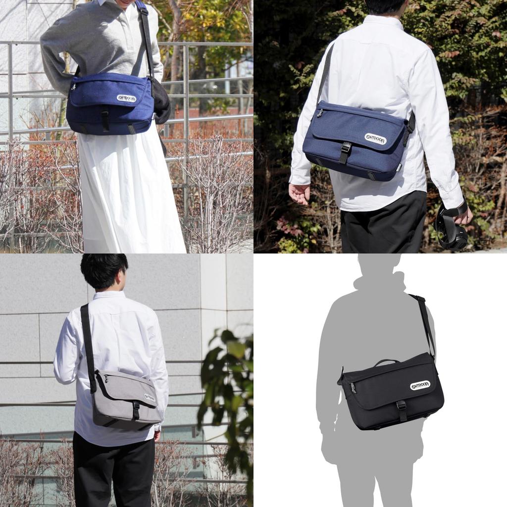Hakuba OUTDOOR PRODUCTS Camera Shoulder Bag 05 for Compact SLR Heather 2ODCSB05HG Cameras, Gray,