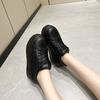 thick-soled little white shoes women's spring new casual sports muffin shoes, small height-increasing lace-up women's board shoes