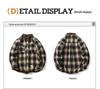 Giacca Camicia a Maniche Lunghe Plaid in Flanella di Agnello Unisex Autunno-Inverno - Fresca Vestibilità Larga Giapponese