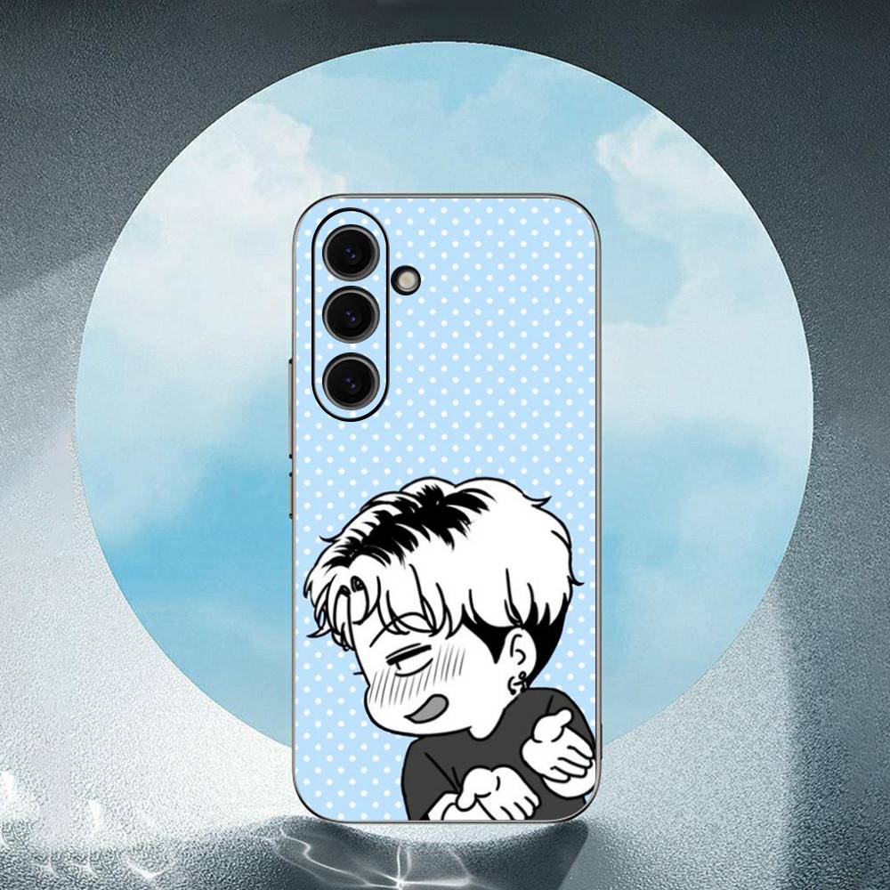 B-BJ A-Alex For Samsung Galaxy S25 S24 S23 Ultra S22 S21 Plus S20 Black Soft Silicone Protective Case