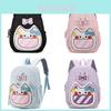 Adorable Cat Graphic Backpack For Students Featuring Large Capacity And Waterproof Nylon Fabric