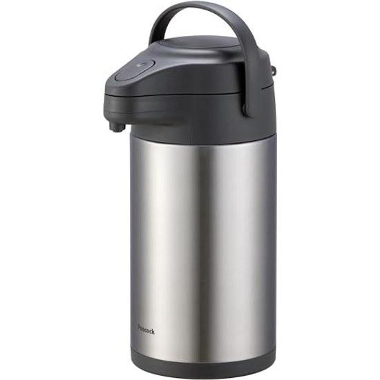 Peacock Thermos Stainless Air Pot 4 Liters Insulation Cooling Energy Saving Wide Mouth Tabletop Water Boiling Supply Conservation 4.0L MRS-40 XA