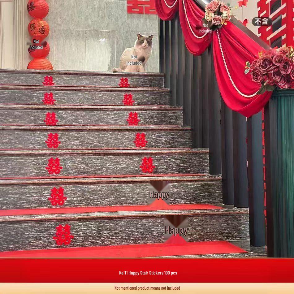 Thickened KT Board Wedding Background Wall & Staircase Decoration Props