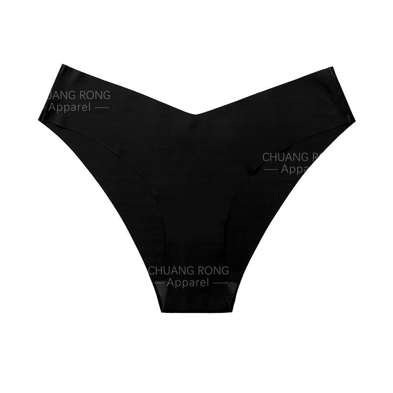 

European and American large-size maternity underwear women s one-piece non-marking ice silk pure cotton crotch breathable sports fitness S чёрный