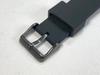 R033011M9 SEIKO Prospex Diver Scuba 22mm Silicone Band Black and Via (for SBDN026/ V147-0BA0 Others) (Ships Nekoposu)