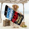 Wrestlemania Customize Text Beach Towel Soft Durable Quick-Dry Portable for SwimmingBeachCamping Travel Beach AccessoriesGym
