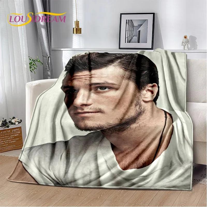 

3D Handsome Josh Hutcherson Star Soft Flannel Blanket for Beds Bedroom Sofa Picnic,Throw Blanket for Cover Outdoors Leisure Gift 75x90cm( 29x35in )