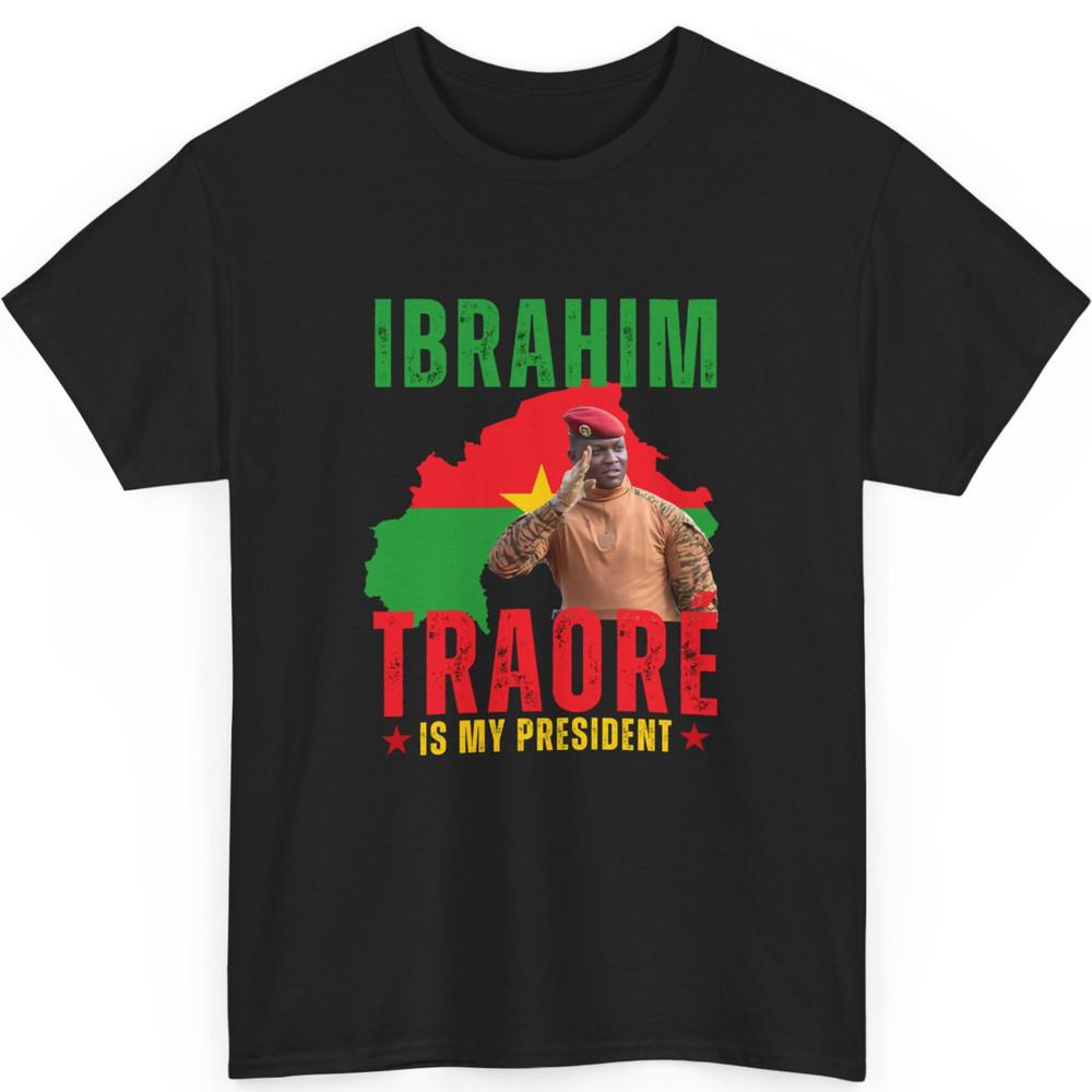 Ibrahim Traore, Burkina Faso, Is My African President Unisex T-Shirt Unisex T-Shirt XXL