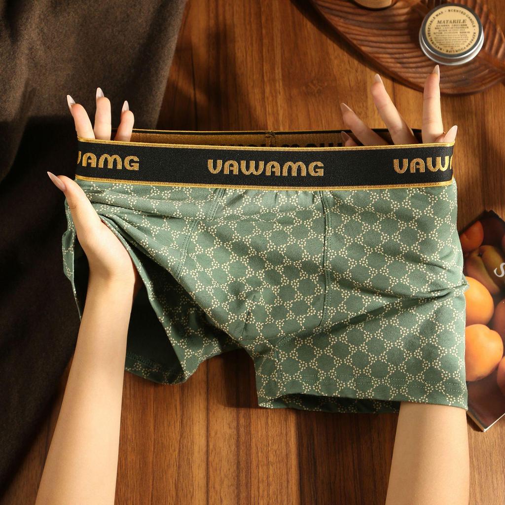 Classic Men's Pure Cotton Antibacterial Boxer Briefs