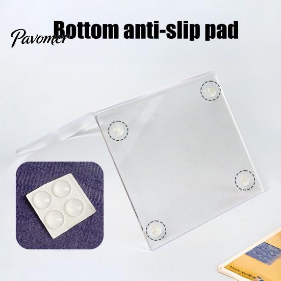 Non Scratch Book Ends for Bookshelves 1 Pair Acrylic Bookends, Clear Holders Shelves, Decorative Arch Home Library Storage Supplies Stopper, Bookshelf