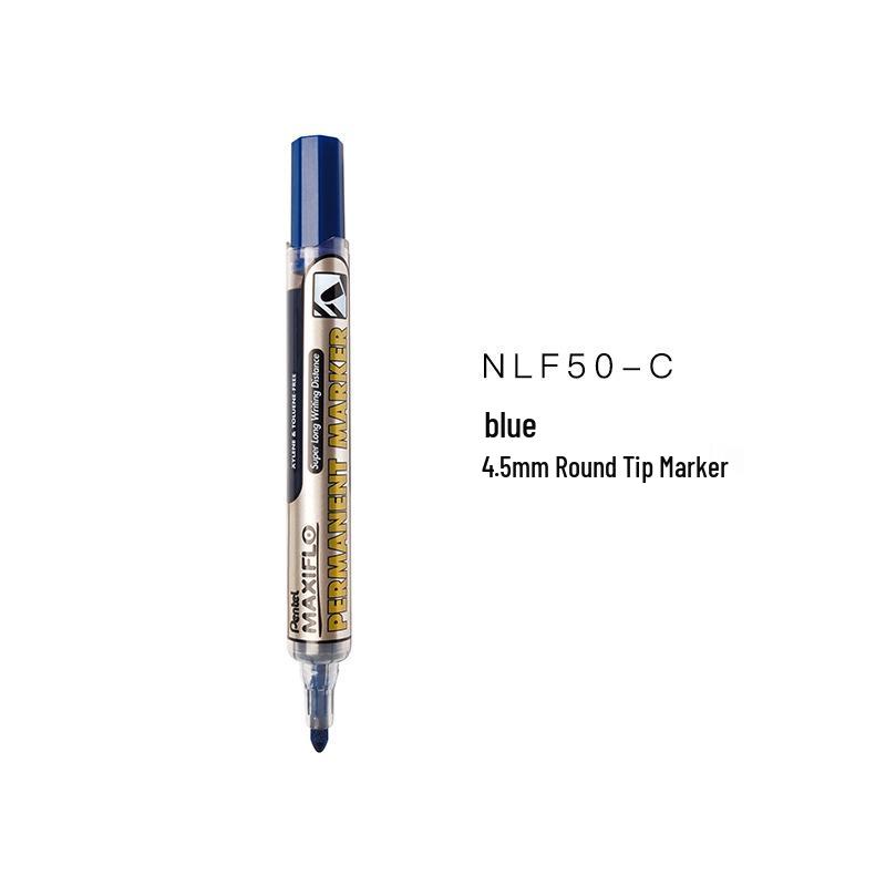 Pentel Japan Push-Type Waterproof Oil-Based Marker with Round Tip - NLF50