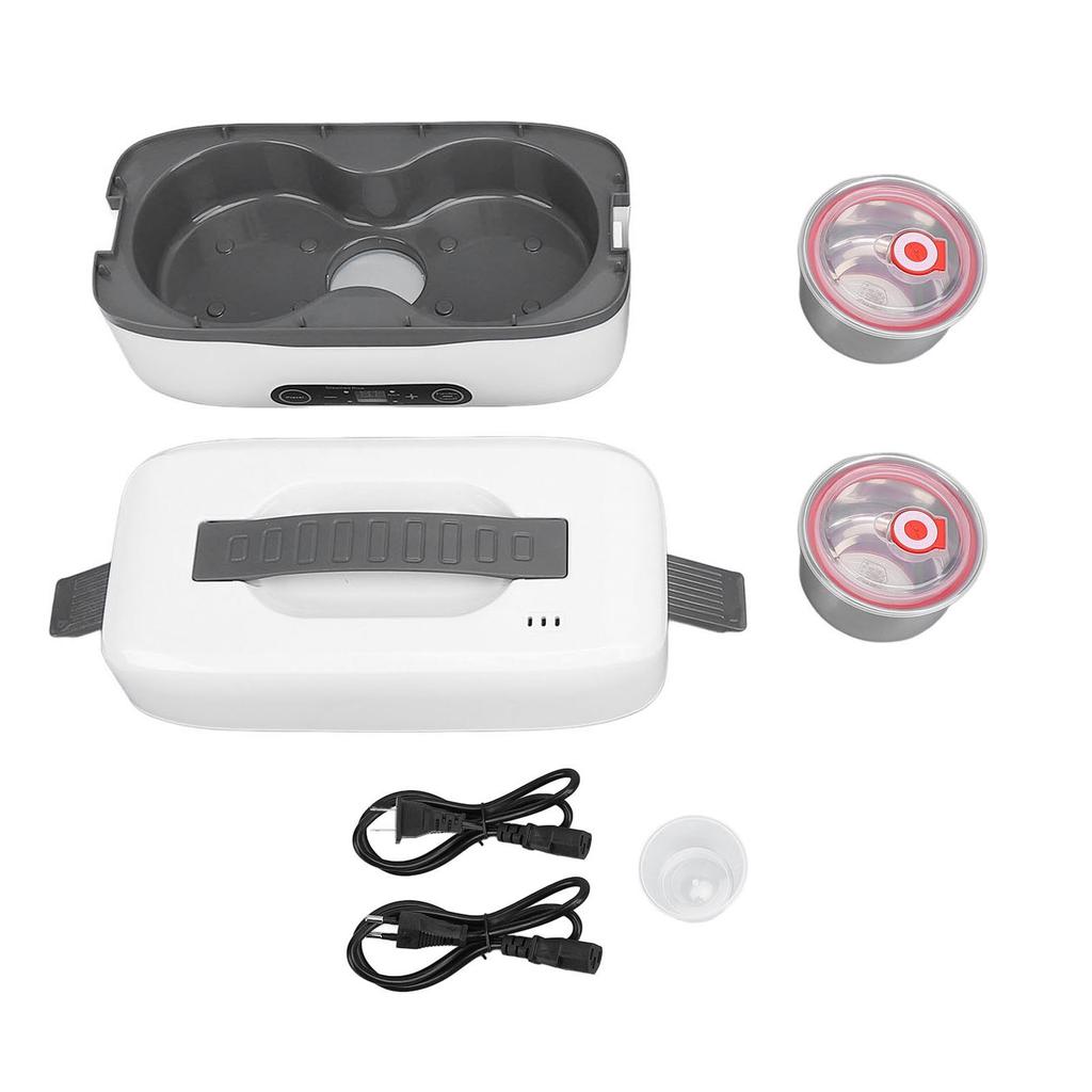 Electric Heated Lunch Box Intelligent Reservation Steaming Portable Stainless Steel Individual Inner
