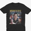 PEDRO PASCAL Retro Stílusú Póló, Pedro Pascal Vintage Póló, Pedro Pascal Póló, Pedro Pascal Rajongóknak Ajándék, Pedro Retro 90-es Évek Pólók