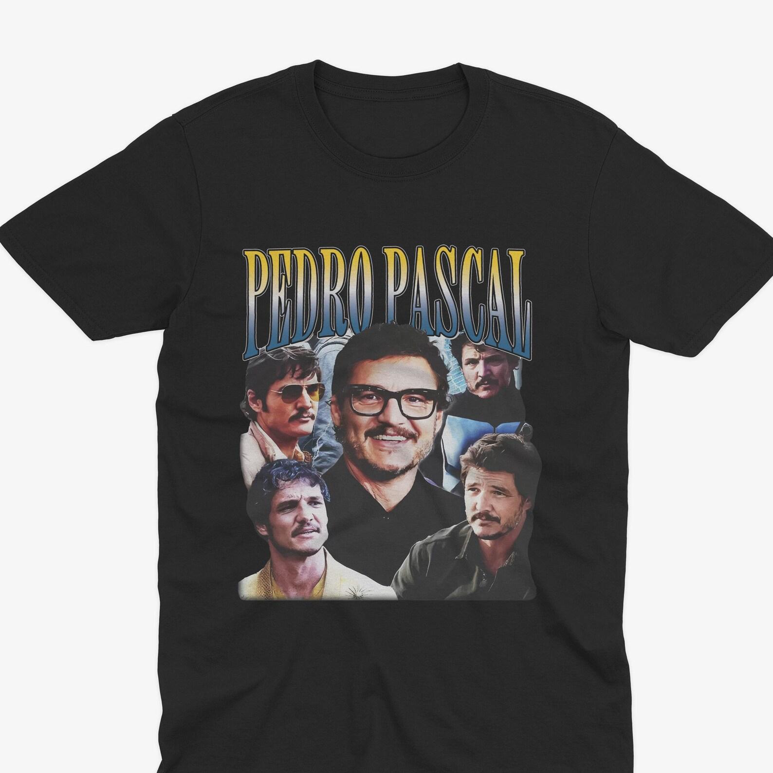 PEDRO PASCAL Retro Style T-Shirt, Pedro Pascal Vintage Shirt, Pedro Pascal T-Shirt, Pedro Pascal Fans Gift, Pedro Retro 90s Tees M
