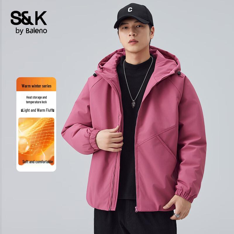 Baleno S&K Men's Waterproof Hooded Padded Jacket