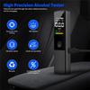 Alcohol breathalyzer, 2-in-1 portable contactless alcohol tester, with LCD screen and protection mode, high-precision breath tester