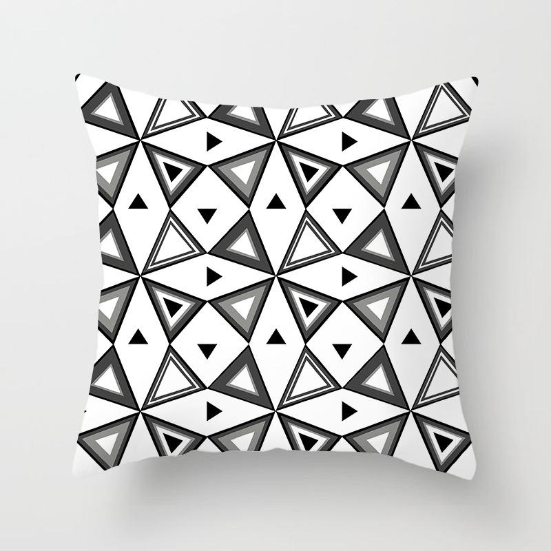 Home Furnishings Sofa Pillow Cover Modern Simple Geometric Abstract Cushion Cover Cushion Cover