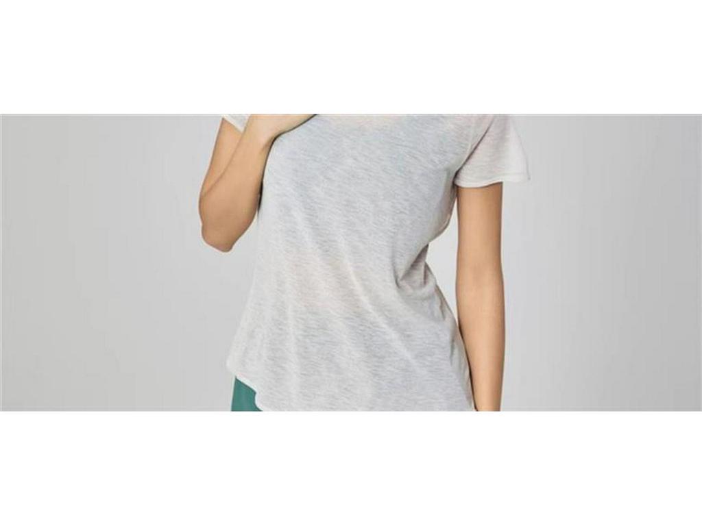 ALO Yoga Noord-Amerika Korte Mouw Mesh Losse Pasvorm Yoga Shirt.