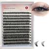 Eyelash Book: Large Capacity False Eyelashes Pack with 640 Clusters in 30D/40D/50D Styles