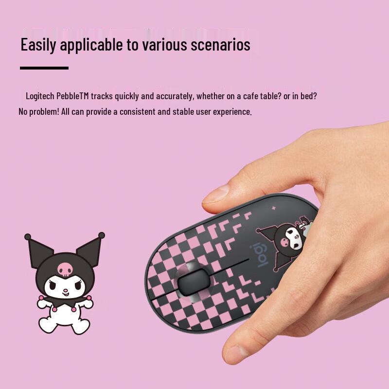 Logitech Pebble Sanrio Co-brand Dual-Mode Wireless Silent Mouse