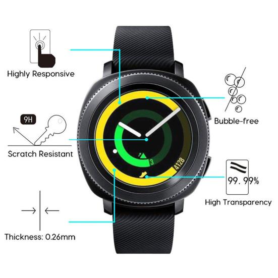 3Pcs High Clarity Protective Film Cover for Sam-sung Galaxy Watch 42/46mm Gear Sport S2 S3