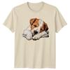 Sleeping Puppy Dog Animals Unisexs TShirt Unisexs Tee Graphic Unisex Top d