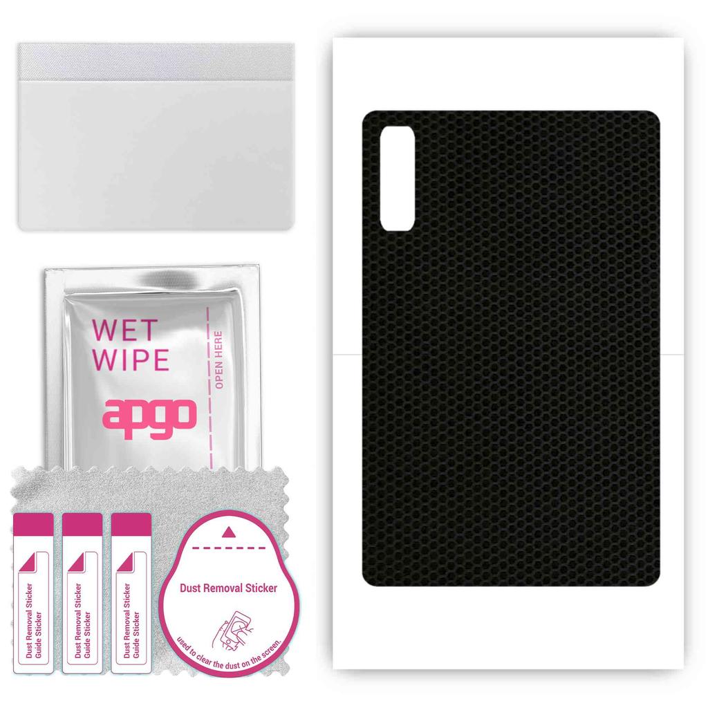 apgo skin sticker film foil vinyl for the BACK compatible with Lenovo Tab M10 5G, scratch-resistant, easy to install - Matrix