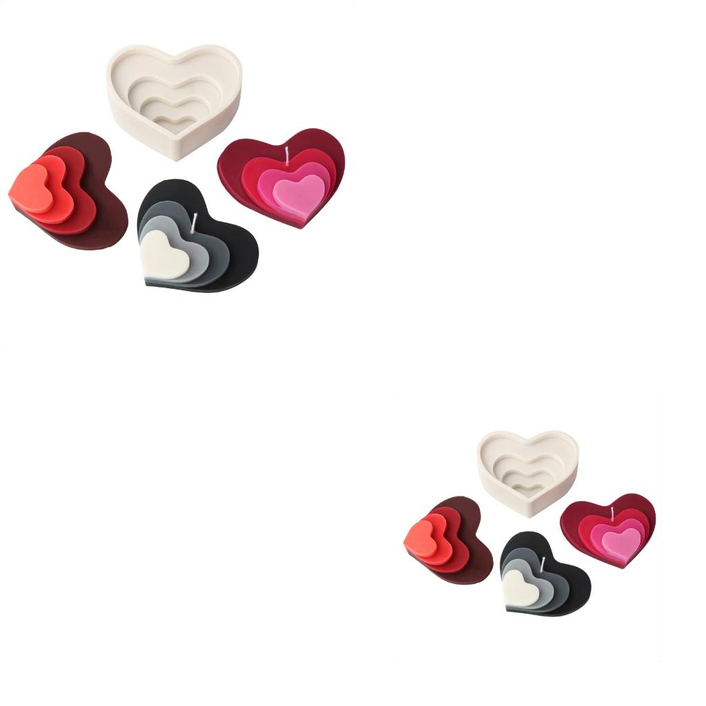 Heart Resin Mold DIY Love Heart Silicone Mold for Home-Decor CN