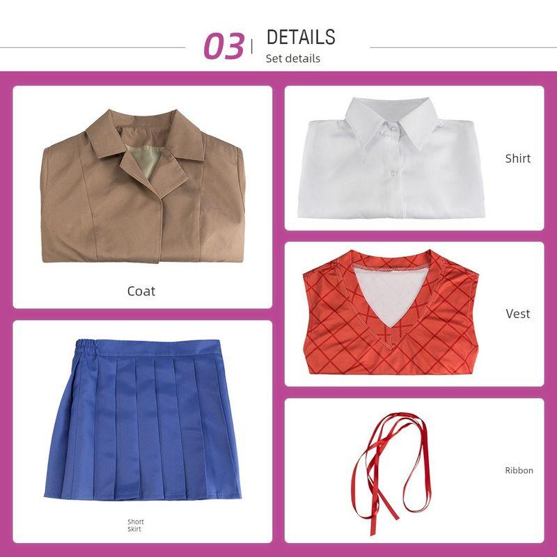 Halloween Performance Costume Monica Women's Costume Literature Club Heartbeat Club Cosplay Costume Monica Cosplay Costume