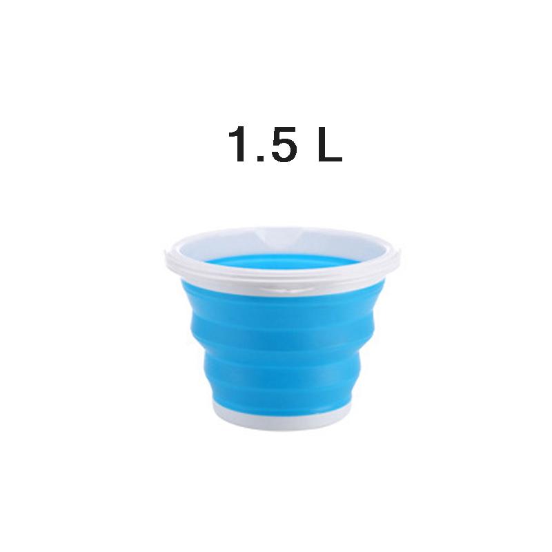 

1.5/3/5/10L Folding Bucket Portable Collapsible Bucket Car Washing Household Cleaning Outdoor Fishing Travel Home Tools W132WW-