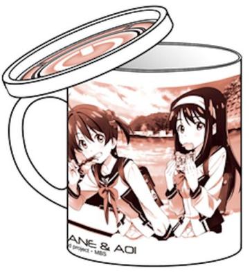 Vivid Red Operation Akane Aoi Mug with Lid &