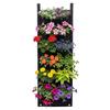 Durable 6 Pockets Plant Grow Bag Degradable Felt Plant Bag Breathable Reusable Grow Bag Indoor Gardening