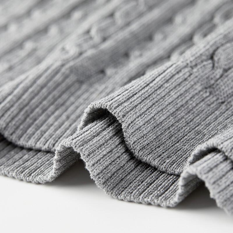 Women's Linen Blend Cable Knit Short Sleeve Top