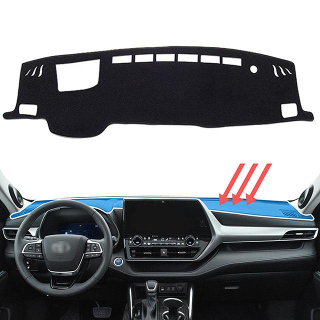 Car Dashboard Mat for Toyota Highlander Kluger 2020 2025 2025 2025 2025 Sunshade Protective Carpet Dash Mat Dashmat