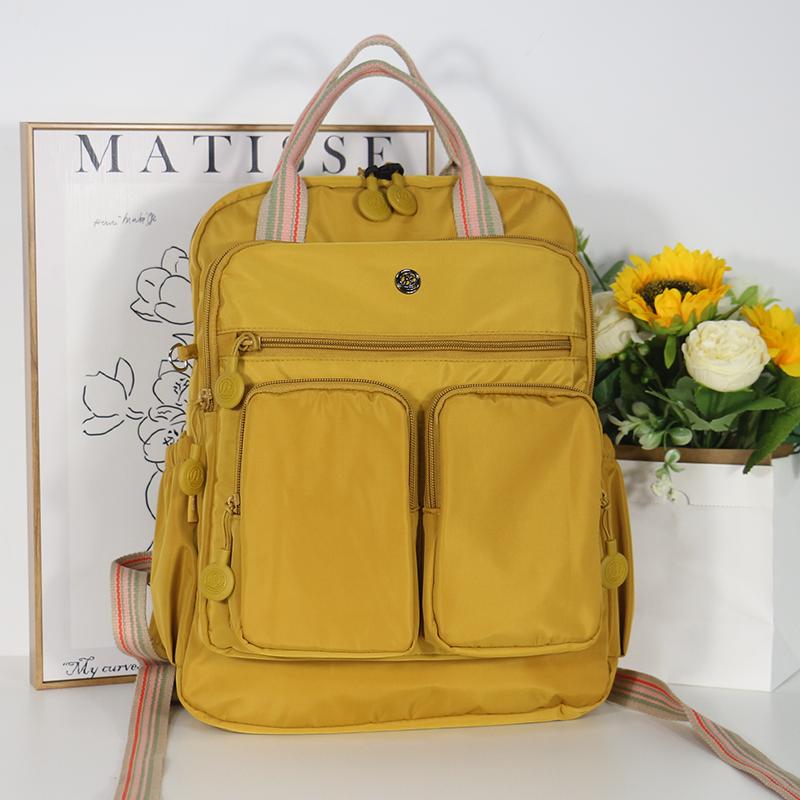 Multi-pocket Nylon School Backpack Casual Women s Backpack Lightweight Large Capacity School Bag Large Capacity Travel Backpack