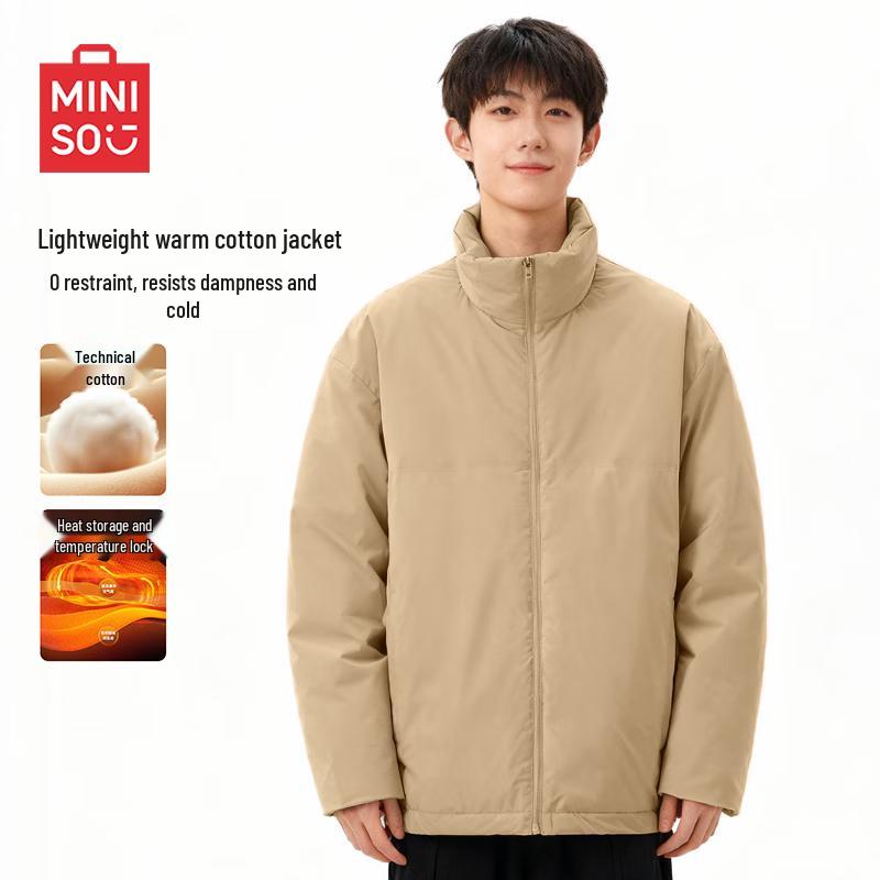 MINISO Warme gepolsterte Winterjacke für Herren