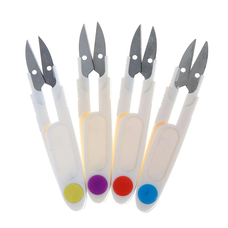 1 st Plasthandtag Syaxar Tråd Broderi Korsstygnsskärare Sax